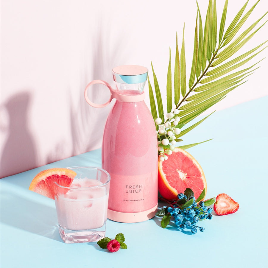 FLUBERR 350ML Electric Juicer Blender Mixer USB Rechargeable Machine Household Portable Blender Maker Cup Kitchen Tool Kit